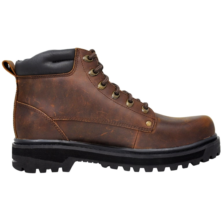 Skechers Talsen Leather Boots Mens 7 Brown Utility Footwear Skechers | Shoes | Skechers Brown Rugged Leather Boots Size  main image 2