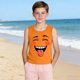 thumbnail image 5 of Camisola de Niños Pequeños con Impresión de Gradiente Lindo, Tela Suave sin Mangas para el Uso Casual Y Ocasiones Especiales, 5 of 8