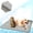 Grey, variant on Cooling Blanket for Dogs,Washable Dog Mat Ice Silk Portable Pet Self Pad for Indoor & Outdoor Car Seats