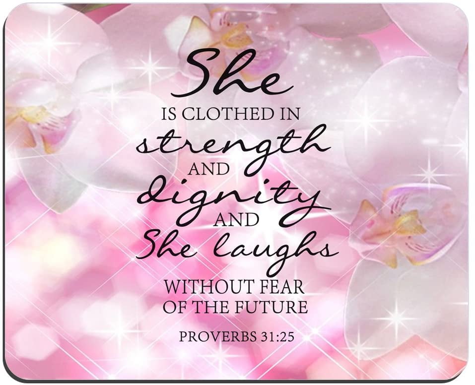 bible verse she laughs at the future