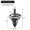 thumbnail image 2 of HIFI Audio Speaker Amplifier Shock Absorbing Foot Cone Feet Base Nail Isolation Spikes Stand Pad,1PC, 2 of 5
