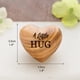 thumbnail image 3 of Ficha de madera Minnieouse Un Pequeño Abrazo Corazón de Madera Te Extraño Regalo de Aislamiento, 3 of 6