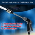 thumbnail image 4 of Kit de Pulvérisation d'Eau Waterblitz TurboWasher Pistolet à Eau Haute Pression pour Boyau d'Arrosage Buse Rotative à 360 avec 3 Modes de Jet Distance de Pulvérisation Boyau Rétractable (Gris, 1 Pce) par JASKFLY, 4 of 9