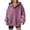 Dark Pink, variant on Luniro Hoodies for Women Oversized Pullover Sweatshirts Fall Winter Trendy Fashion Clothes