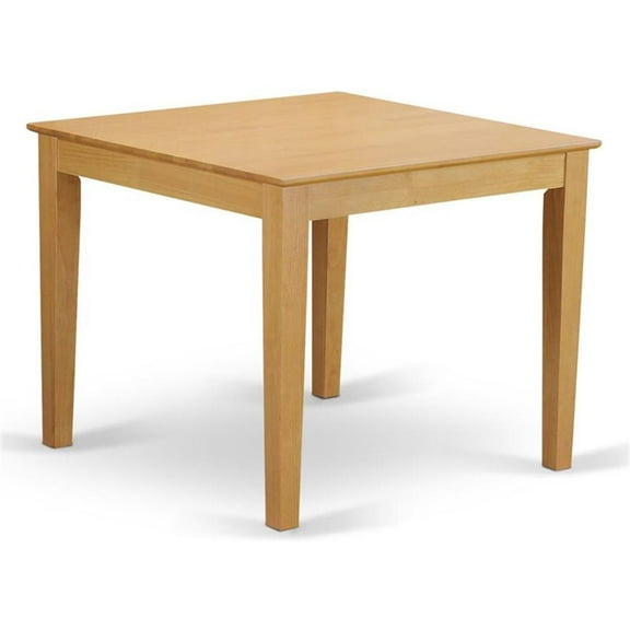 Pemberly Row Square Traditional Wood Dining Table in Oak
