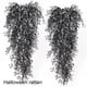 thumbnail image 4 of Toystoory 2 paquetes/lote de plantas colgantes versátiles para la belleza de todas las estaciones fácil de mantener y de bajo costo de larga Plantas Artificiales blanco y negro 2, 4 of 6