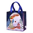 thumbnail image 2 of Clearance Under $1 Christmas Non-Woven Gift Bag with Handles - Blue, 2 of 5