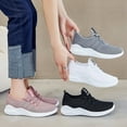 thumbnail image 6 of Breathable Woven Women's Shoes, Convenient Elastic Shoelaces, No Tying, Soft Sole, Strong Support, No Pressure, Meet Daily/Commuting/Light Walking Needs, 6 of 10