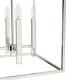 thumbnail image 4 of Hunter - Sunjai 4-light Brushed Nickel, Medium Size Pendant Light, Dimmable, Formal Style, Rectangle Shaped, for Bedrooms, Dining, Living Rooms - 19989, 4 of 6