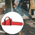 thumbnail image 6 of FashionCha Chainsaw Carry Case Chainsaw Carrying Bag Dustproof Protective Convenient Zipper Red, 6 of 9