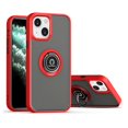 thumbnail image 3 of Entronix Shockproof Matte Case Designed for iPhone 14, Shockproof Rotating Holder Ring, Red, 3 of 6