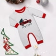thumbnail image 5 of Explosivo 2024 nueva ropa blanca para padres e hijos otoño invierno Navidad coche estampado una familia de tres ropa familiar de moda, 5 of 5