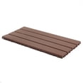 thumbnail image 6 of Jopath 24 Packs Waterproof Decking Tiles,24"x12" Terrace Plastic Interlocking Decking Tiles for Courtyard Tiles, Balcony Tiles, Bathroom and Any Indoor or Outdoor Setting Brown, 6 of 9
