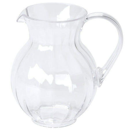 - 90 oz. 8.75 inch Tahiti Pitcher 8.75 inch Tall 2 Boxes of 6 Clear Polycarbonate/Case of 12