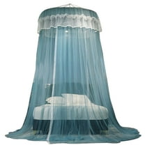 TACILIP Bedding, Bed Canopy for Girls Canopy Bed Curtains Round Lace Dome Elegant Lace Princess Canopies Bed Netting Bedroom Indoor Outdoor Decor for Girls Boys Adults, Office Supplies
