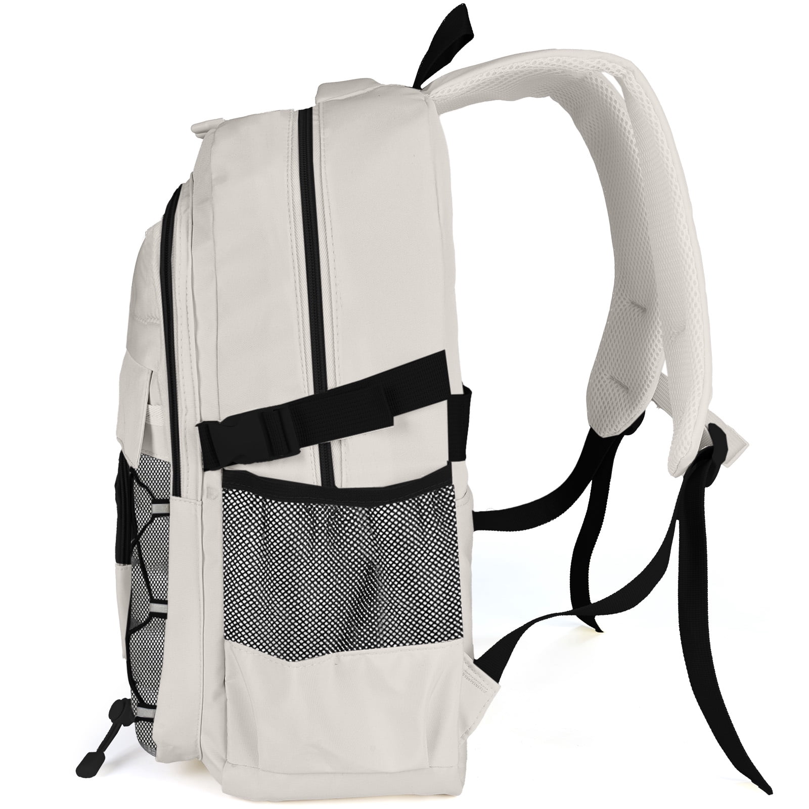 DAKIMOE School Backpack High School Bookbag Durable Large Capacity Lightweight Daypack for College Students Travel Daypack, Grey