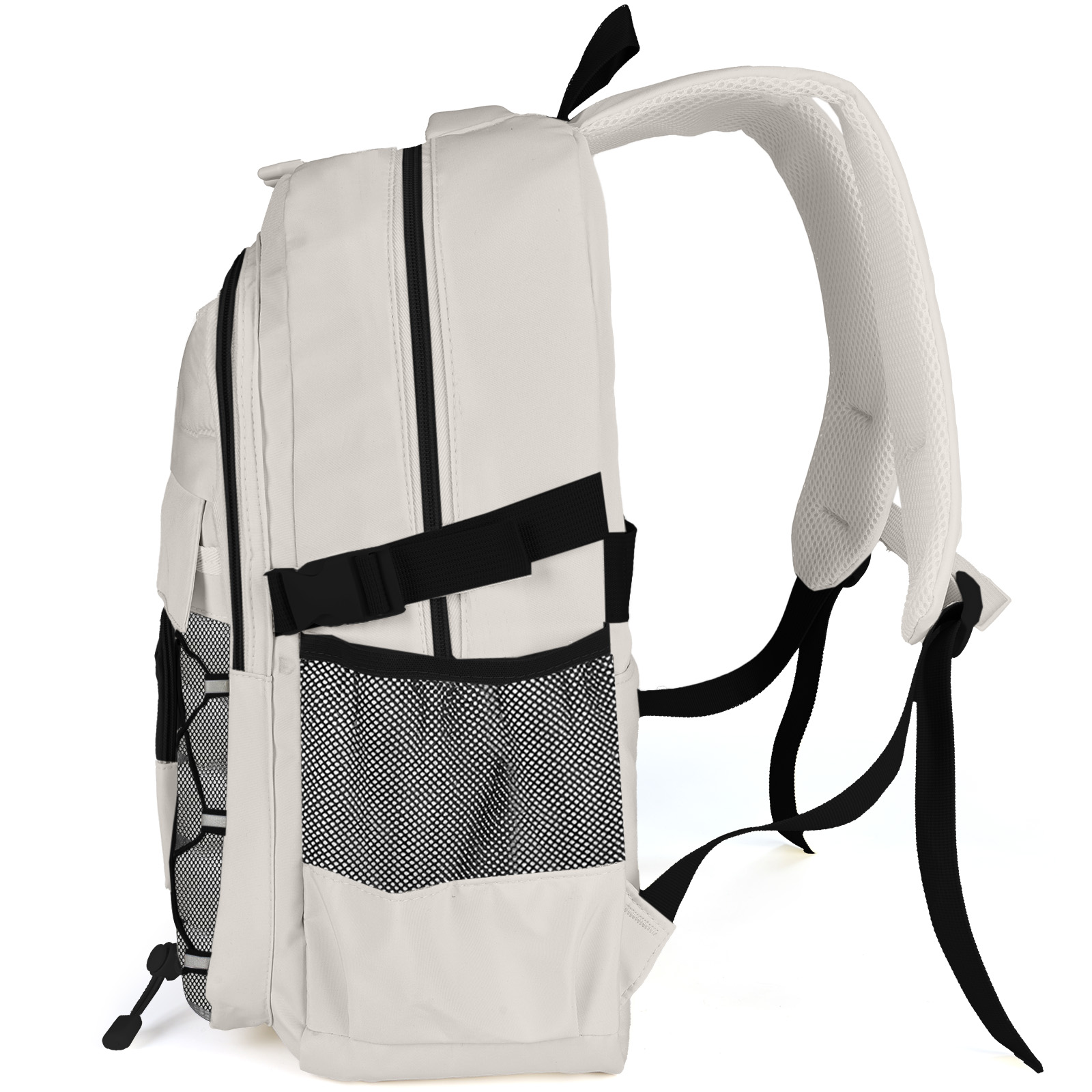 Mochila escolar para preparatoria y universidad, resistente, grande, ligera, para viajes, gris 7