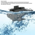 thumbnail image 3 of Mini RC Submarine Toy Electric Dive Ship for Swimming Pools and Fish Ponds, 3 of 7