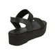 thumbnail image 2 of Sandalia Mujer Real Jungle Plataforma Textil Casual Ajustable Ligera Comoda Urbana negro 25 REAL JUNGLE 8501, 2 of 4
