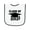White and Navy, variant on Inktastic Class of 2043 Graduation Baby Terry Cloth Bib
