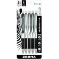 thumbnail image 1 of CHL-Zebra Z-Grip Flight Ballpoint Retractable Pen, 1.2mm, Black, 5 Pack (21915), 1 of 4