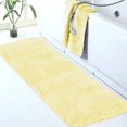 thumbnail image 2 of Walensee Large Bathroom Rug (24 x 60, Yellow) Extra Soft and Absorbent Shaggy Bathroom Mat Machine Washable Microfiber Bath Mat for Bathroom, Non Slip Bath Mat, Luxury Bathroom Floor Mats, 2 of 15