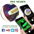 thumbnail image 3 of Voleibol oficial KPASON Holographic Glow, talla 5, para interiores y exteriores, 3 of 6