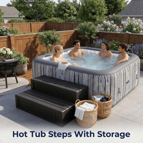 Heavy Duty Spa & Hot Tub Step Porch Steps