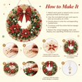thumbnail image 3 of Christmas Pearl Art DIY Diamond Painting Hanging Suncatcher Ornament, Acrylic Rhinestone Gem Craft Pendant for Window, Wall, Door and Holiday Decor, 3 of 7