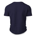 thumbnail image 4 of Klisyaur Fashion Shirts for Mens Short Sleeve V Neck Summer Casual Comfortable Breathable Tops Basic Tee, 4 of 5