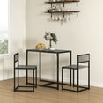 thumbnail image 2 of HOMCOM Industrial Dining Table Set for 2, Small Kitchen Table and Chairs, 2 of 10