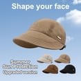 thumbnail image 3 of Landzoo One Foldable Hat For Sun UPF Wide Brim Summer Outdoor Beach Travel Visor Floppy Sun Hat Reversible Packable Soft Stylish Basic Bucket Hats, 3 of 6