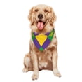 thumbnail image 5 of Goofa Mardi Gras Printing Dog Bandana ,Cat Scarf Adjustable Bib Handkerchief Accessories for Dogs Cats,Pet scarf,Pet fashion, 5 of 6