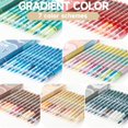 thumbnail image 2 of MOMOJIA 12 Color Acrylic Paint Pen Brush Tip for Card Making Journaling Drawing on Paper, 2 of 19
