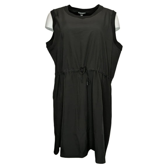 Hilary Radley Women's Sleeveless Dress (X-Large, Black)