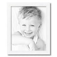 thumbnail image 2 of ArtToFrames 16" x 20" Contemporary White with Lip Picture Frame, 16x20 inch White Wood Poster Frame (WOM-2032), 1 Pack, 2 of 6