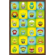 Disney Pixar - Aliens Group Wall Poster, 22.375" x 34", Framed