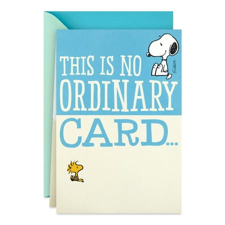 Hallmark Peanuts Pop-Up Thinking of You Card (Snoopy, Hug in an Envelope)