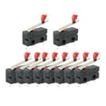 thumbnail image 2 of Microinterruptor,Microinterruptor de límite KW12-N CA 125 V-250 V 5 A,Proyectos de bricolaje de microinterruptores con brazo de palanca de rodillo,Repuestos para interruptores de límite de, 2 of 8