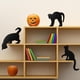thumbnail image 3 of 3 piezas de decoración de gato de Halloween, silueta de gato de madera, letrero colgante de gato de Halloween, recorte de gato, decoración de puerta de madera para decoraciones de puerta de fiesta fam, 3 of 7
