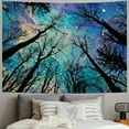 thumbnail image 2 of PRATYUS  Tapestry Forest Starry Scenery Tapestry Wall Hanging, Night Sky Background Wall Hanging Cloth Hanging Decor for Living Room Bedroom,Light Tapestries 60x50inch, 2 of 6