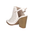 thumbnail image 3 of New Women Nature Breeze Webber-12 PU Perforated Slingback Chunky Heel Mule, 3 of 6