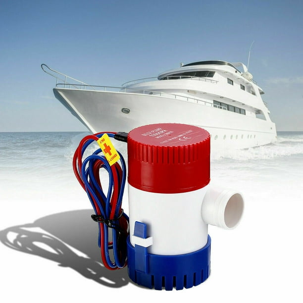 12V Electric Boat Bilge Water Pumps Submersible Pumps 1100 GPH for