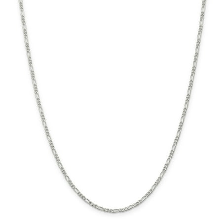 - 925 Sterling Silver 2.25mm Link Figaro Necklace Chain Pendant Charm Fine Jewelry Ideal Gifts For Women Gift Set From Heart