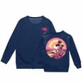 thumbnail image 5 of PMVFHDE Chandails en Molleton d'Automne pour Filles à Capuche Imprimé Lettres Mode Décontracté Ample Marine,90, 5 of 5