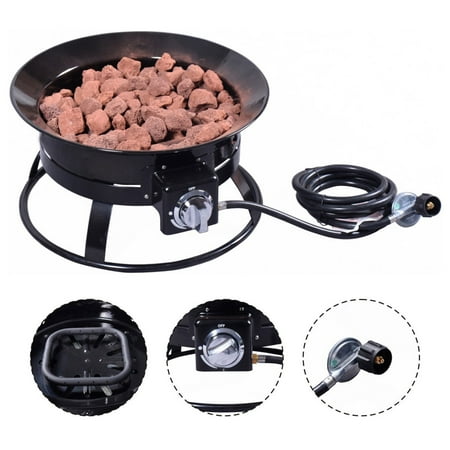 Goplus Lightweight 58 000 Btu Portable Patio Fire Pit Walmart Com