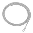 thumbnail image 4 of 1.8mm Solid .925 Sterling Silver Round Popcorn Chain Necklace, 28 inches + Gift Box, 4 of 7