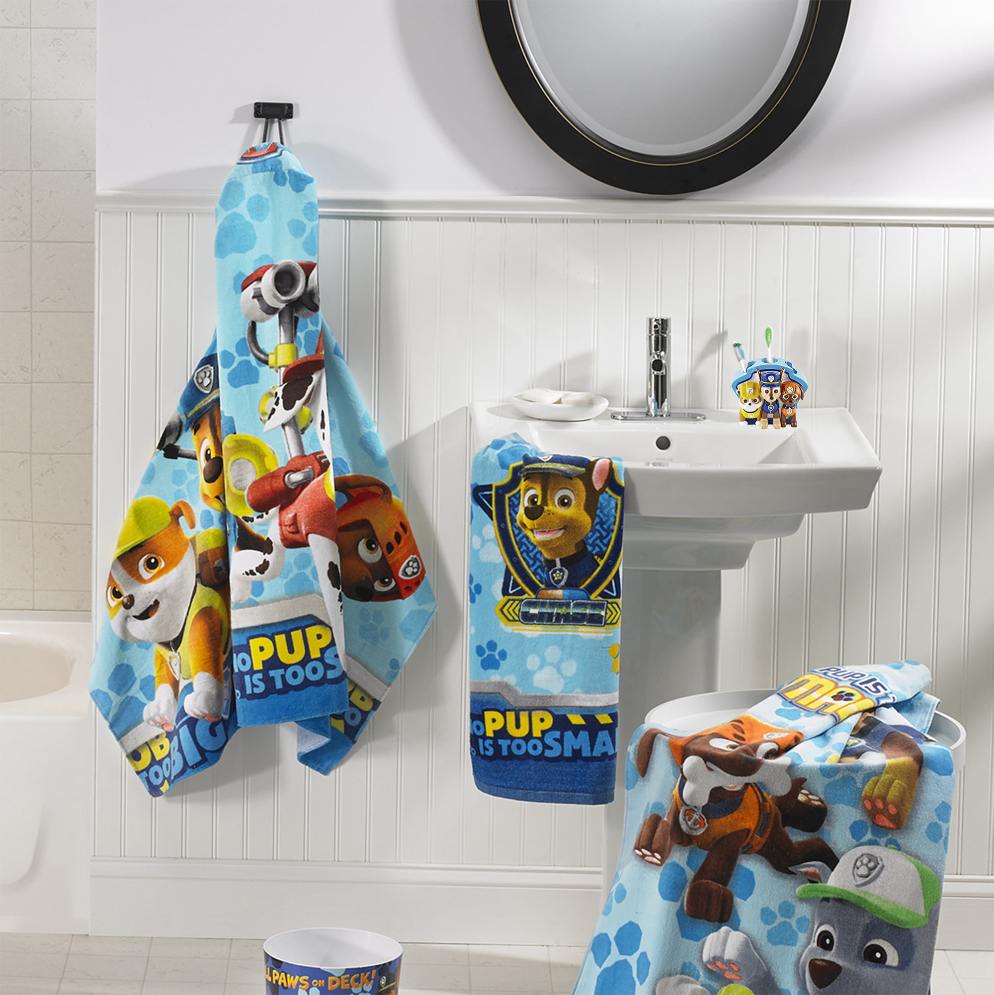 PAW Patrol Kids Toothbrush Blue Bathroom Holder Accessory