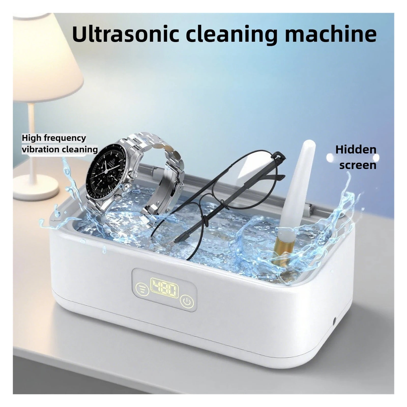 Ultrasonic Cleaning Machine Denture Cleaner Ultrasonic Glass Cleaning Machine Home Denture Jewellery