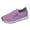 Purple, variant on XIMIN Women Sneakers Walking Slip On Shoes Casual Lightweight Breathable Tennis Shoes Running Shoes Non Slip Work Shopping Travel Lightweight Casual Sneakers